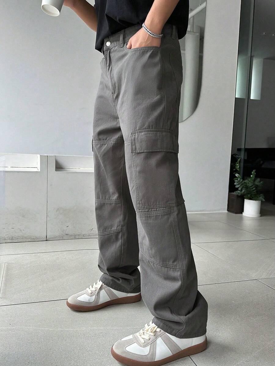 SHEIN SZARE SPODNIE JEANS
