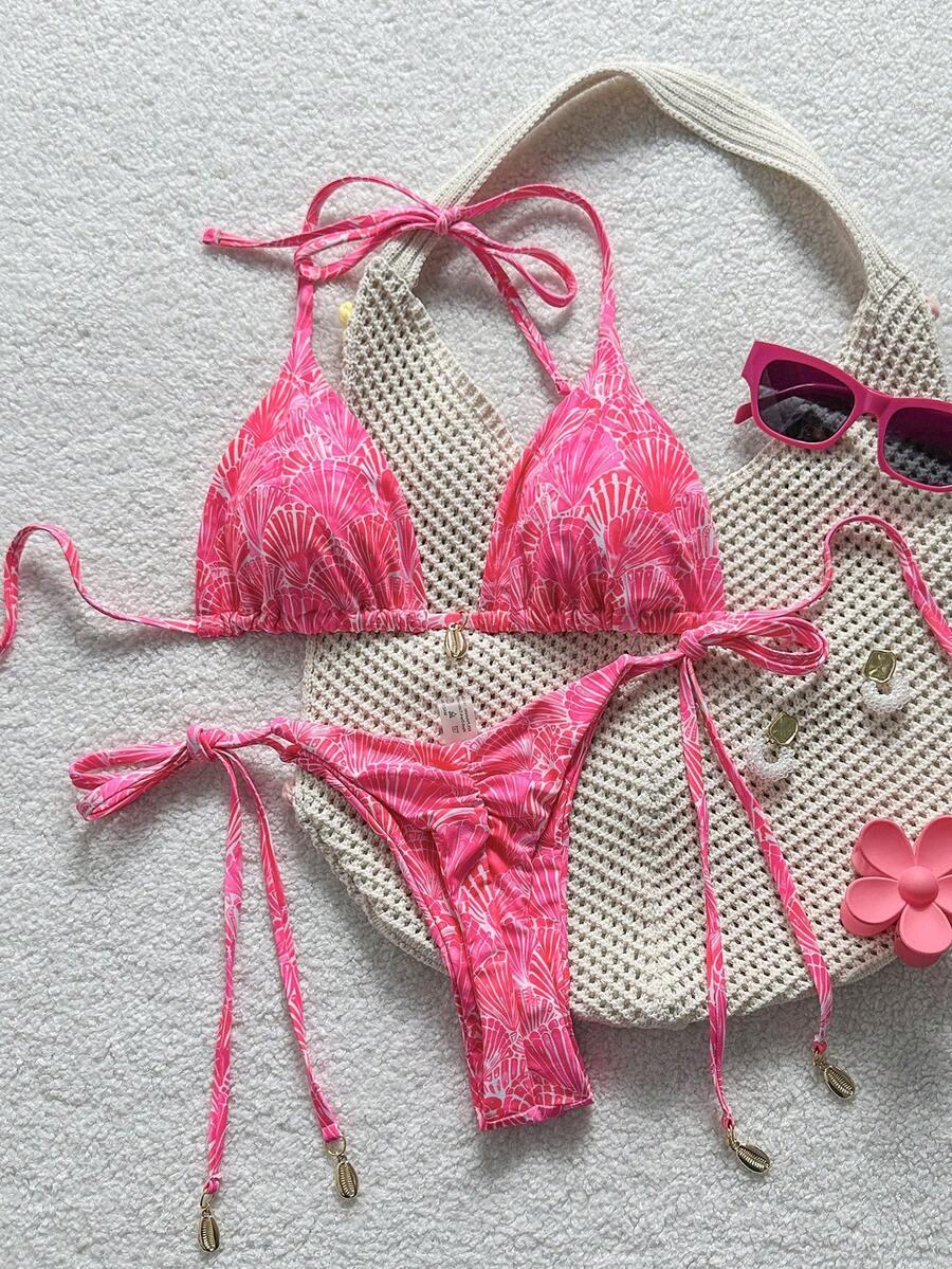 SHEIN DWUCZĘŚCIOWY STRÓJ KĄPIELOWY S09__XS