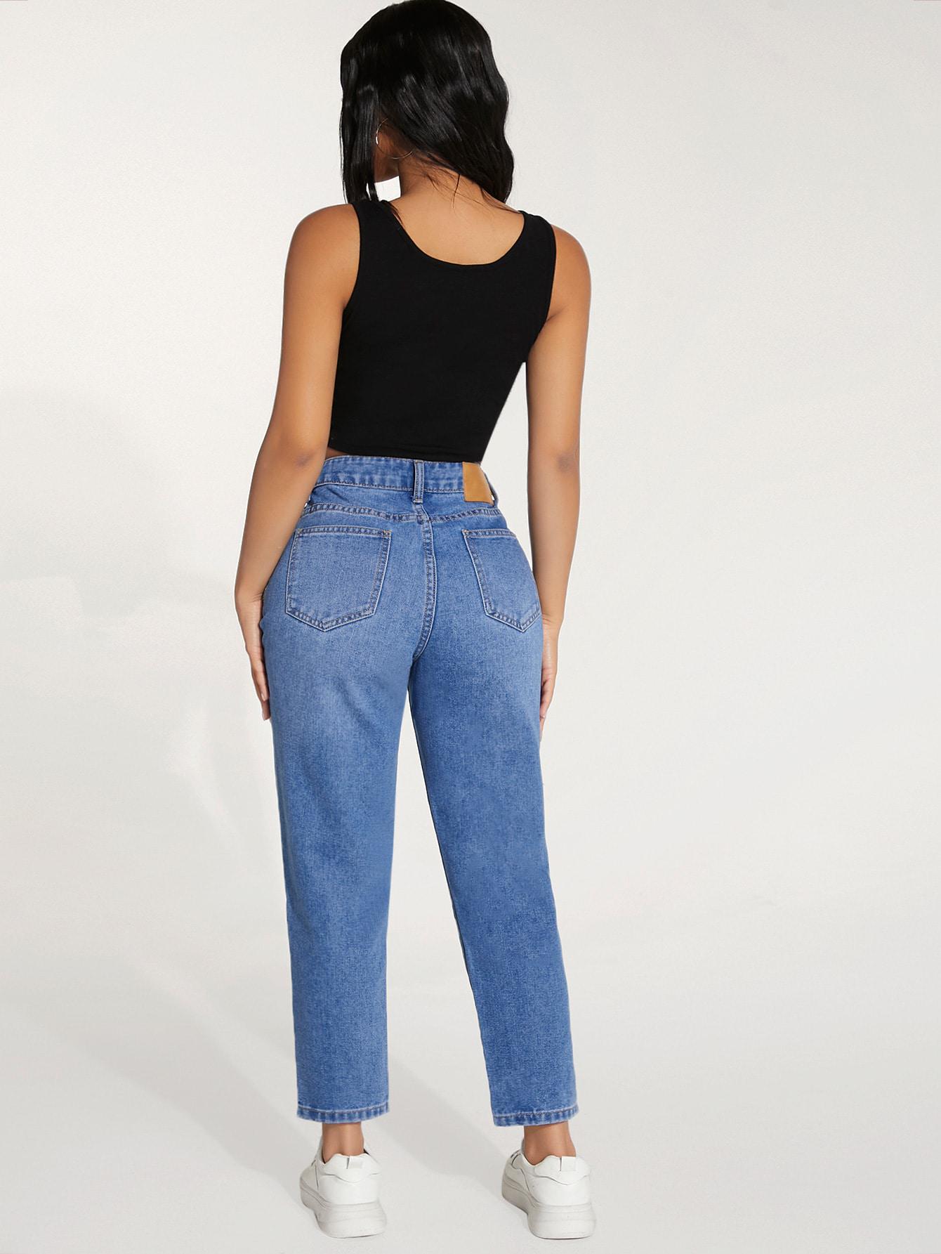 SHEIN NIEBIESKIE SPODNIE JEANS S06__M
