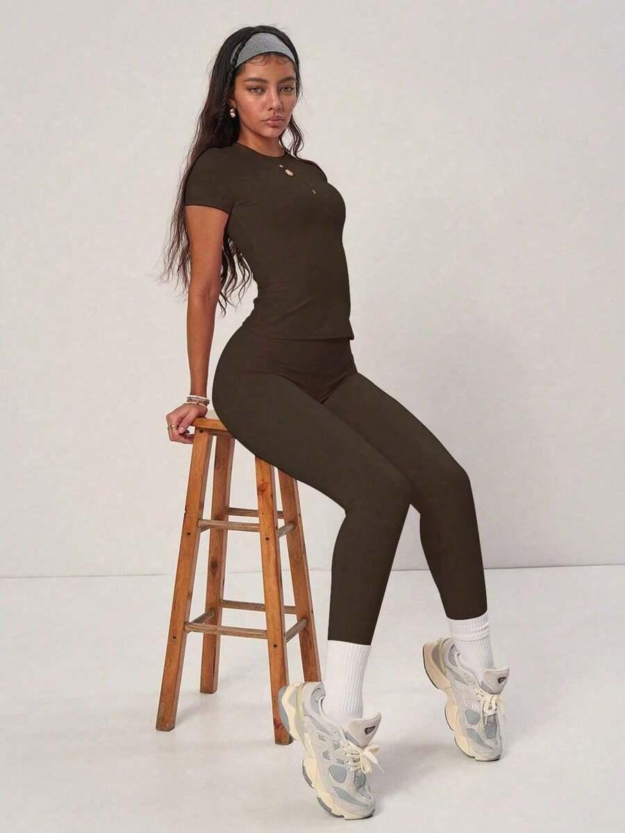 SHEIN KOMPLET TOP SPODNIE S06__M