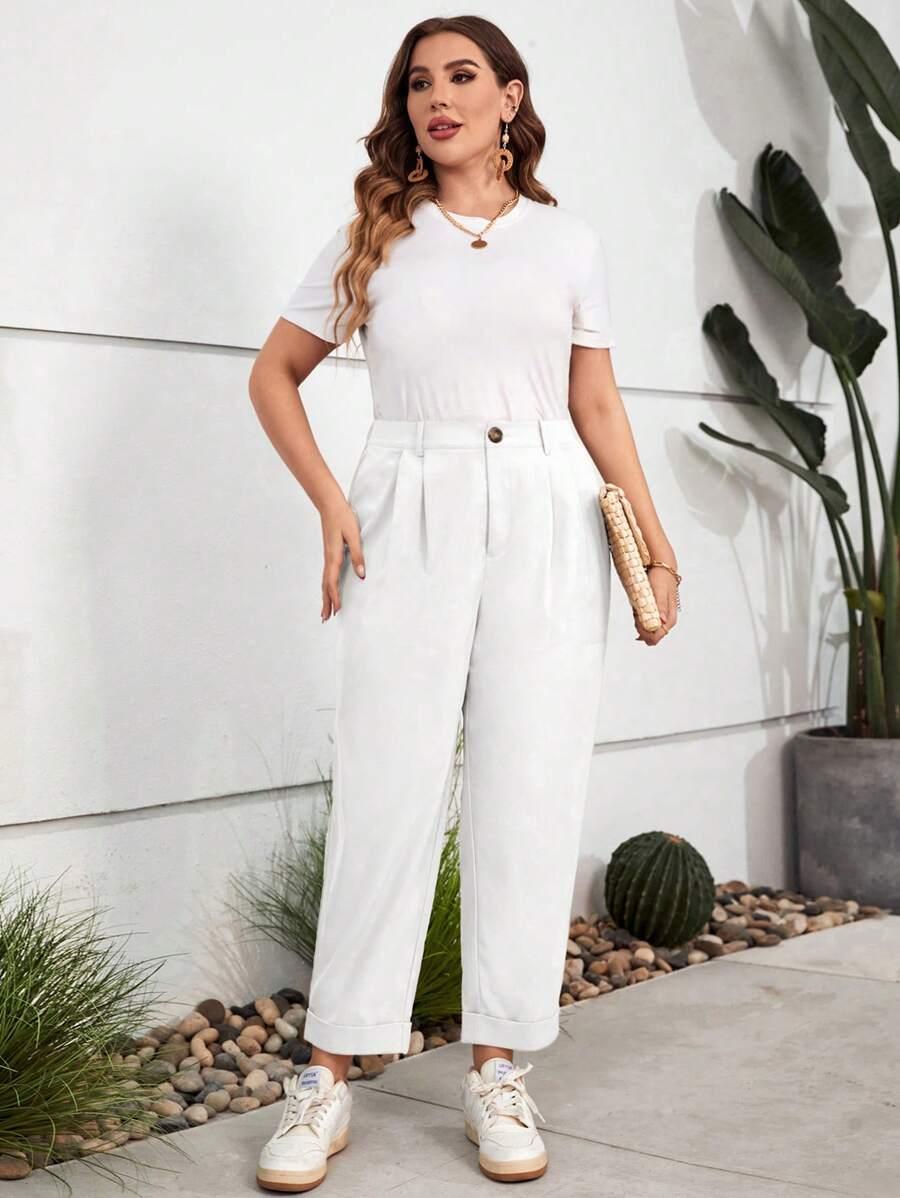 SHEIN BIAŁE SPODNIE CASUAL S06__48
