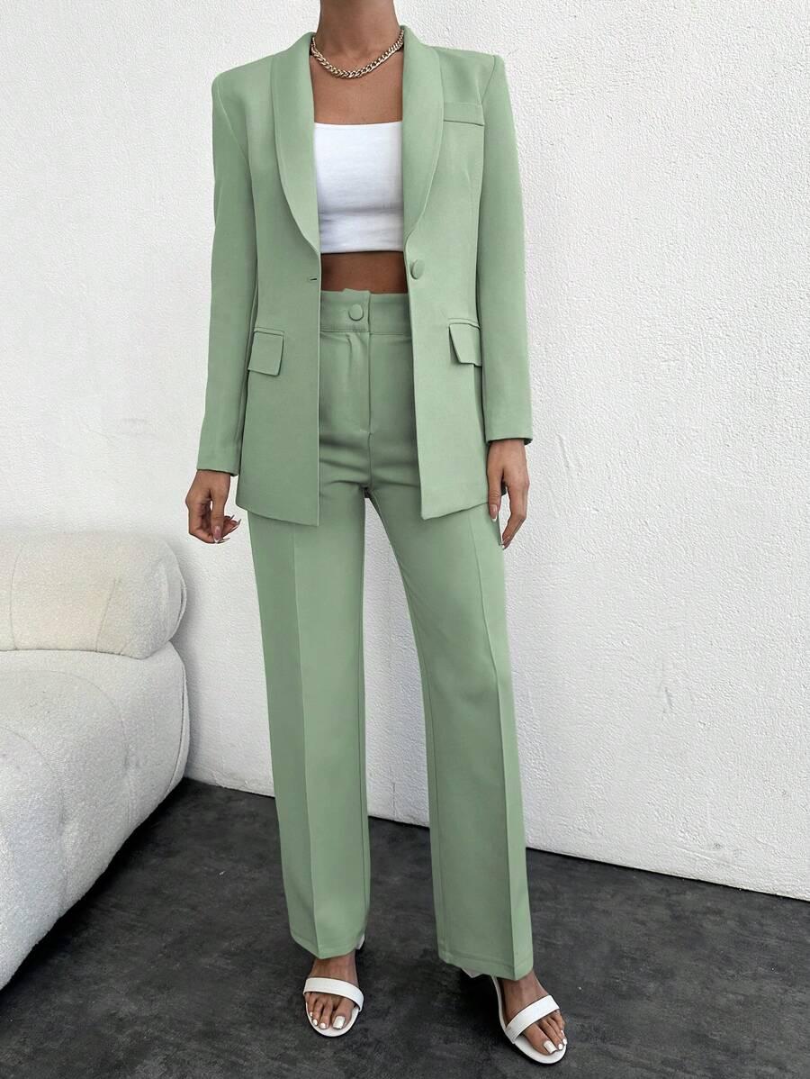 SHEIN MARYNARKA SPODNIE KOMPLET S06__M