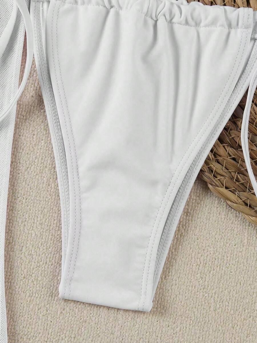 SHEIN KOMPLET DWUCZĘŚCIOWY STRÓJ KĄPIELOWY PAREO S09__S
