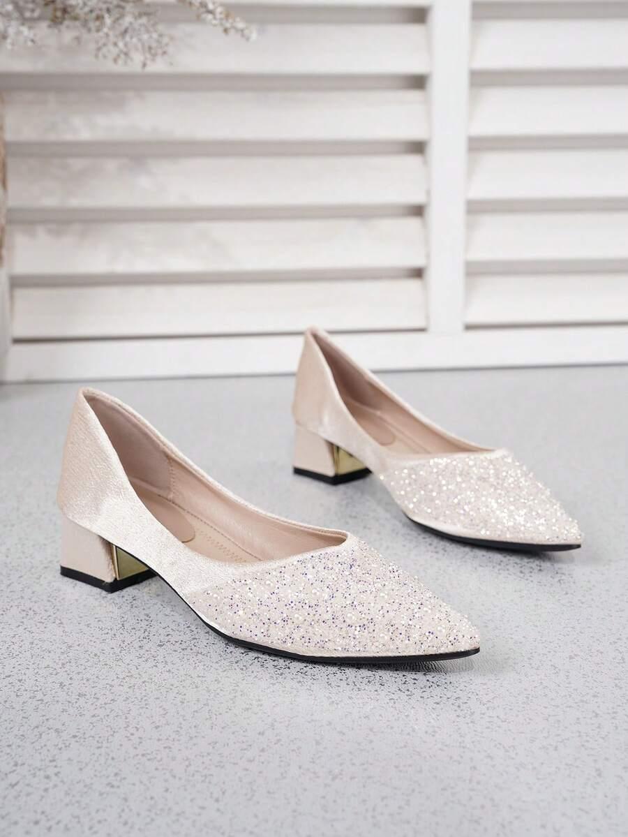SHEIN KREMOWE BALERINY SZPIC S06__43
