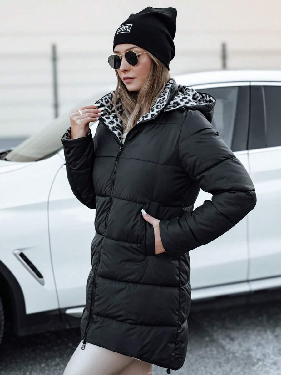 SHEIN CZARNA PIKOWANA KURTKA W01__XL