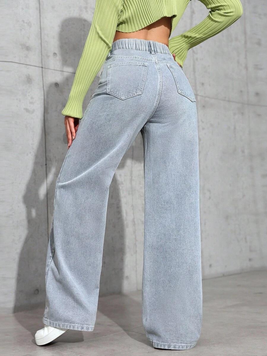 SHEIN NIEBIESKIE SPODNIE JEANS S06__XXL