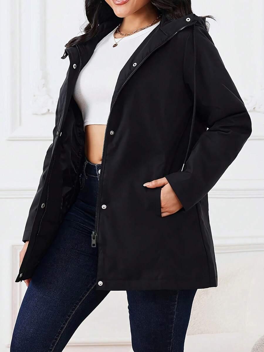 SHEIN CZARNA KURTKA WIATRÓWKA S06__46
