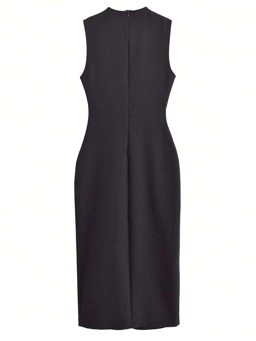 SHEIN CZARNA MAXI SUKIENKA S06__XS