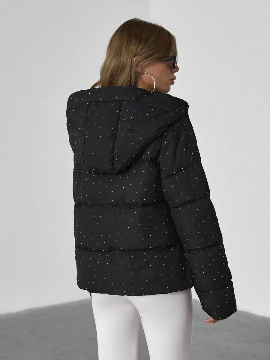 EURMUSE CZARNA KURTKA KAPTUR W01__M