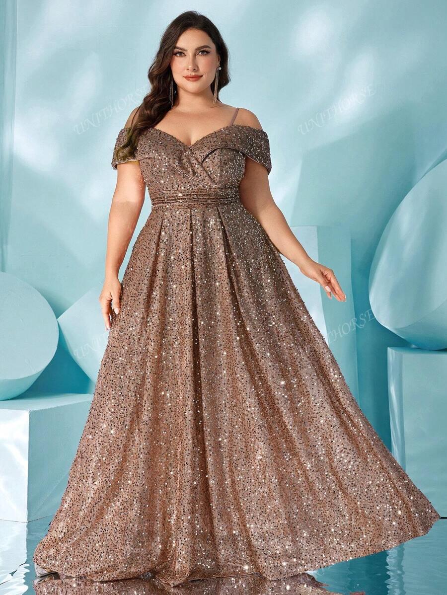 SHEIN MAXI SUKIENKA CEKINY S06__46