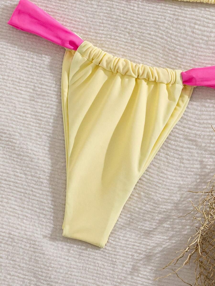 SHEIN DWUCZĘŚCIOWY STRÓJ KĄPIELOWY S06__S