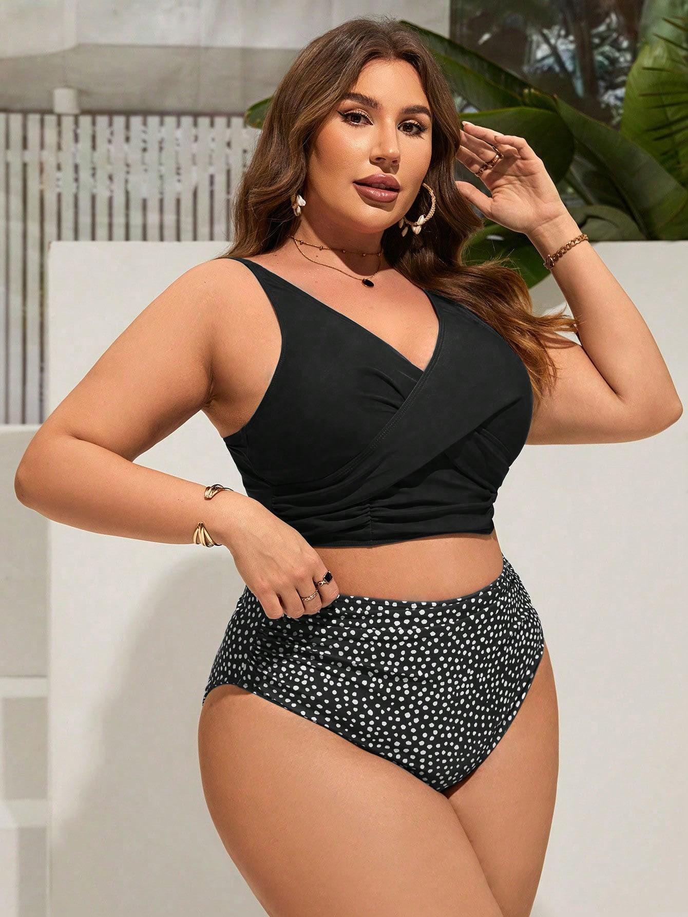 SHEIN STRÓJ KĄPIELOWY KOMPLET S09__XXL