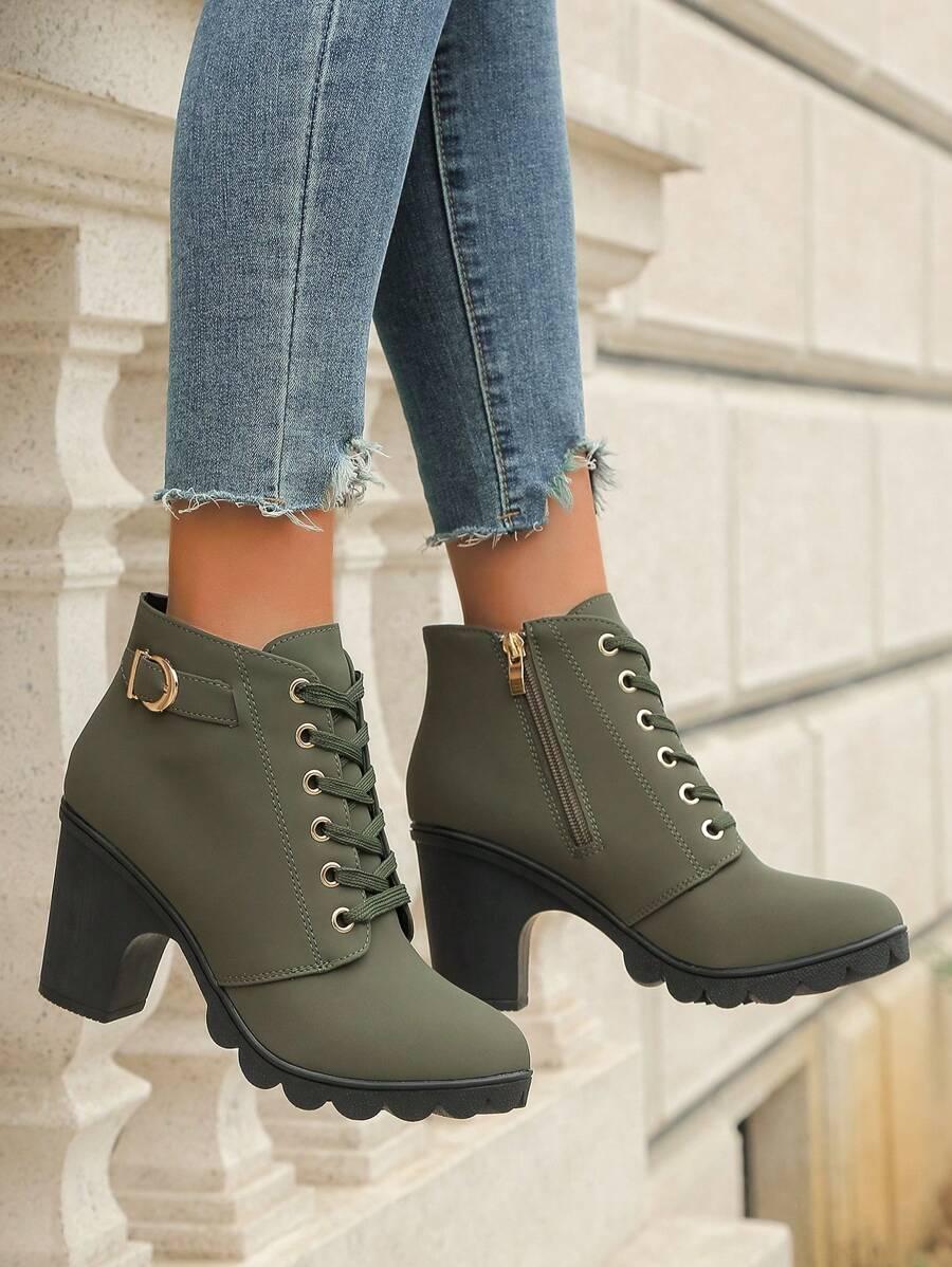SHEIN ZIELONE BOTKI OBCAS W01__38
