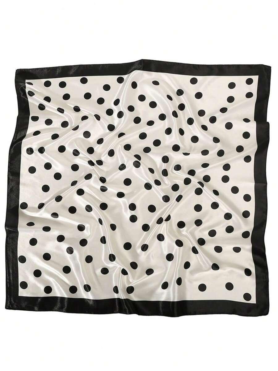 SHEIN CHUSTA WZÓR GROSZKI S07__90X90CM