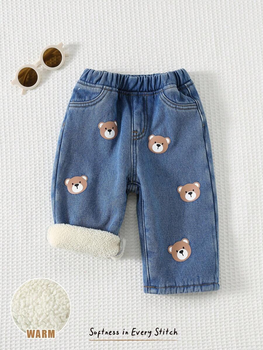 SHEIN NIEBIESKIE SPODNIE JEANS S06__68-74