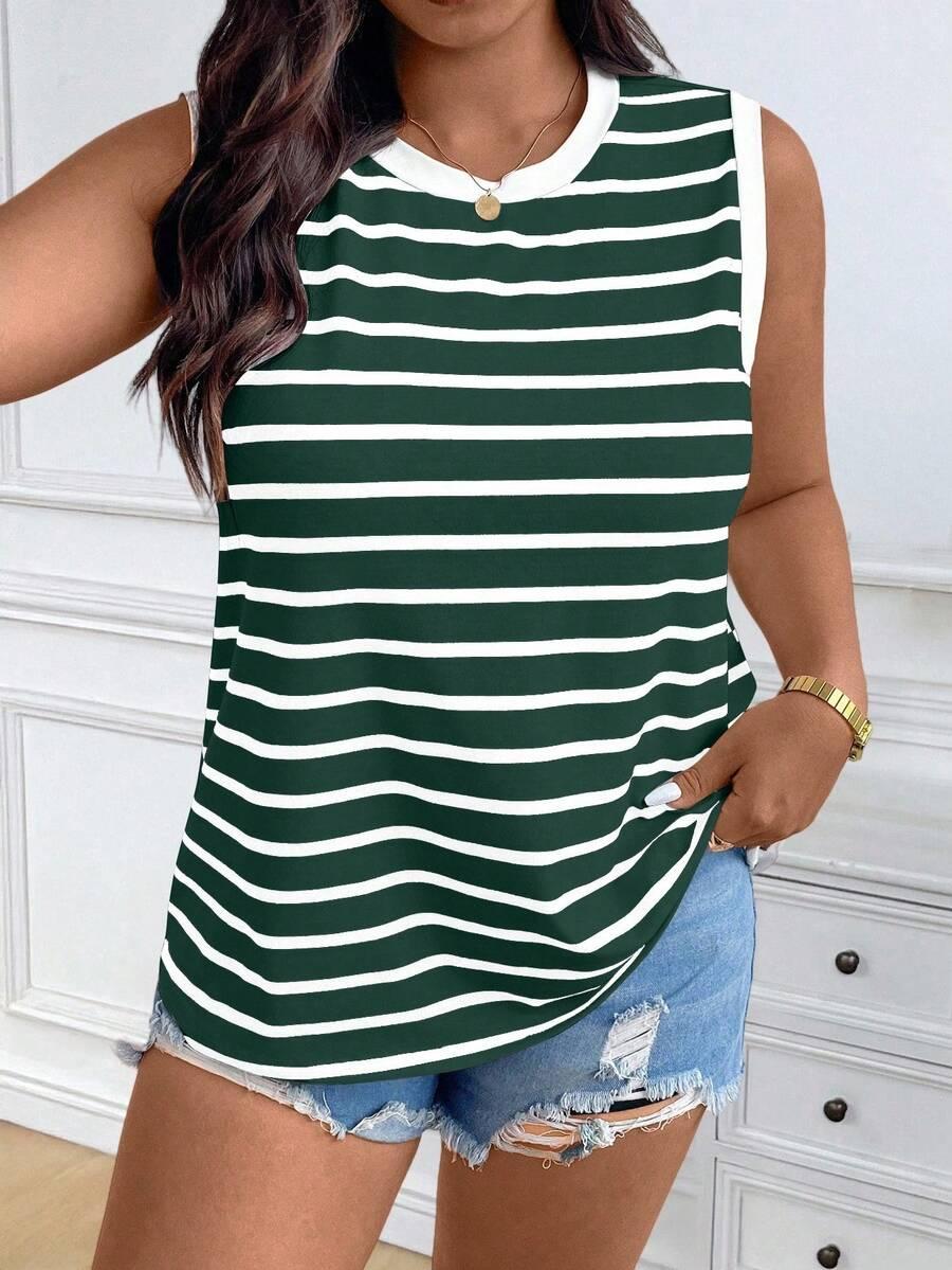 EMERY ROSE TOP WZÓR PASKI S06__48