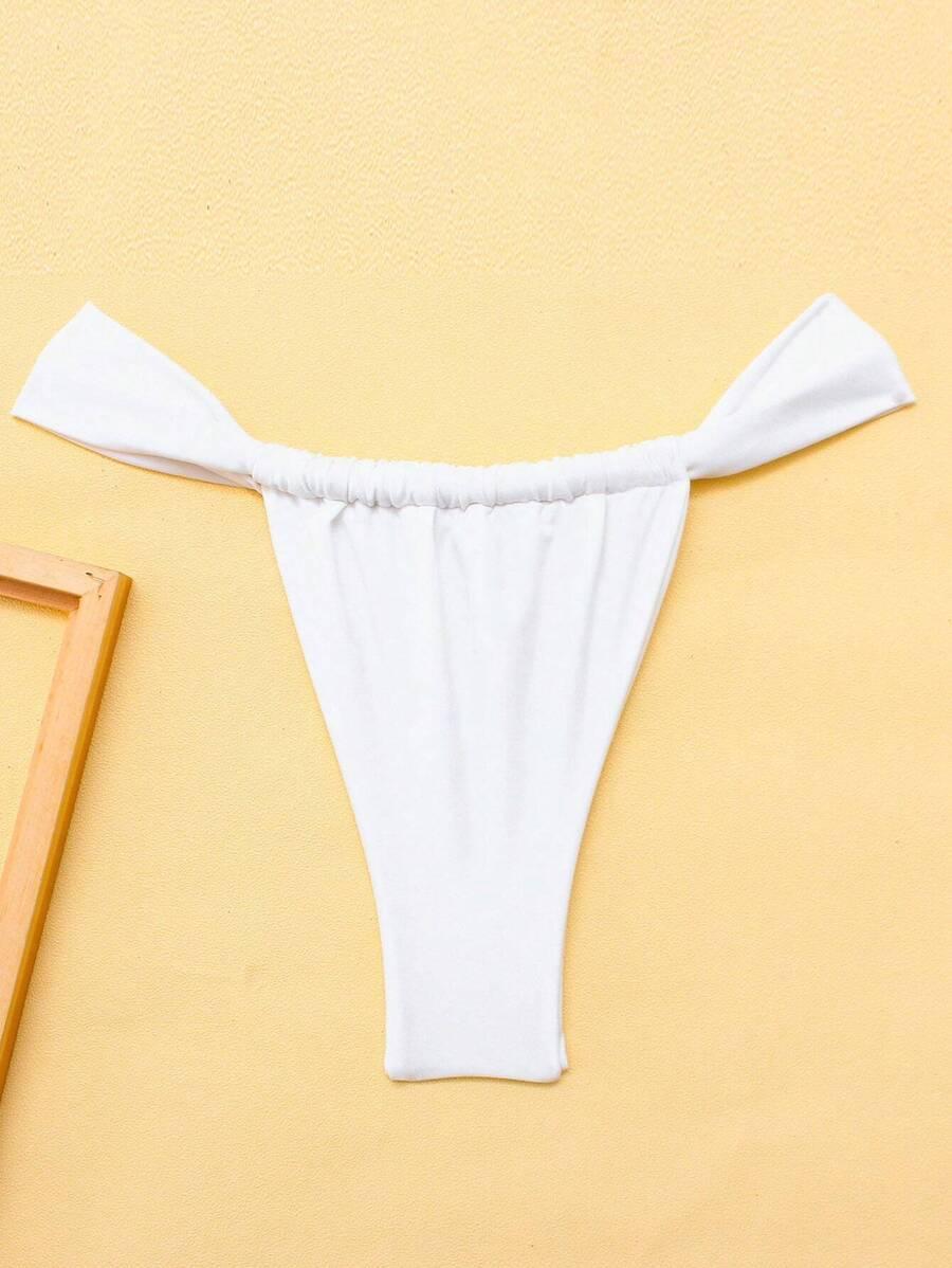 SHEIN BIAŁY DÓŁ OD BIKINI S09__S