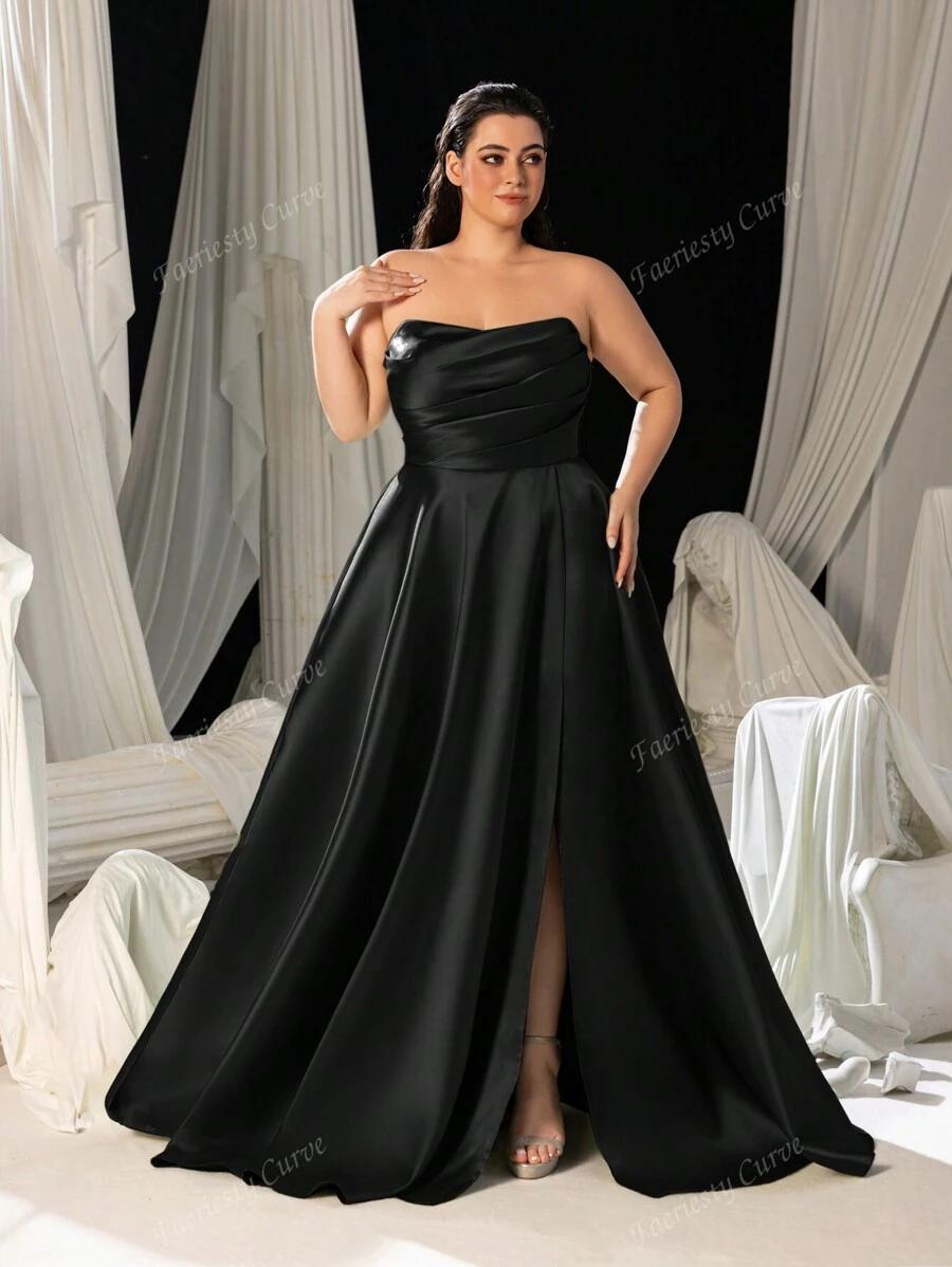 FAERIESTY CZARNA SUKIENKA MAXI S06__48