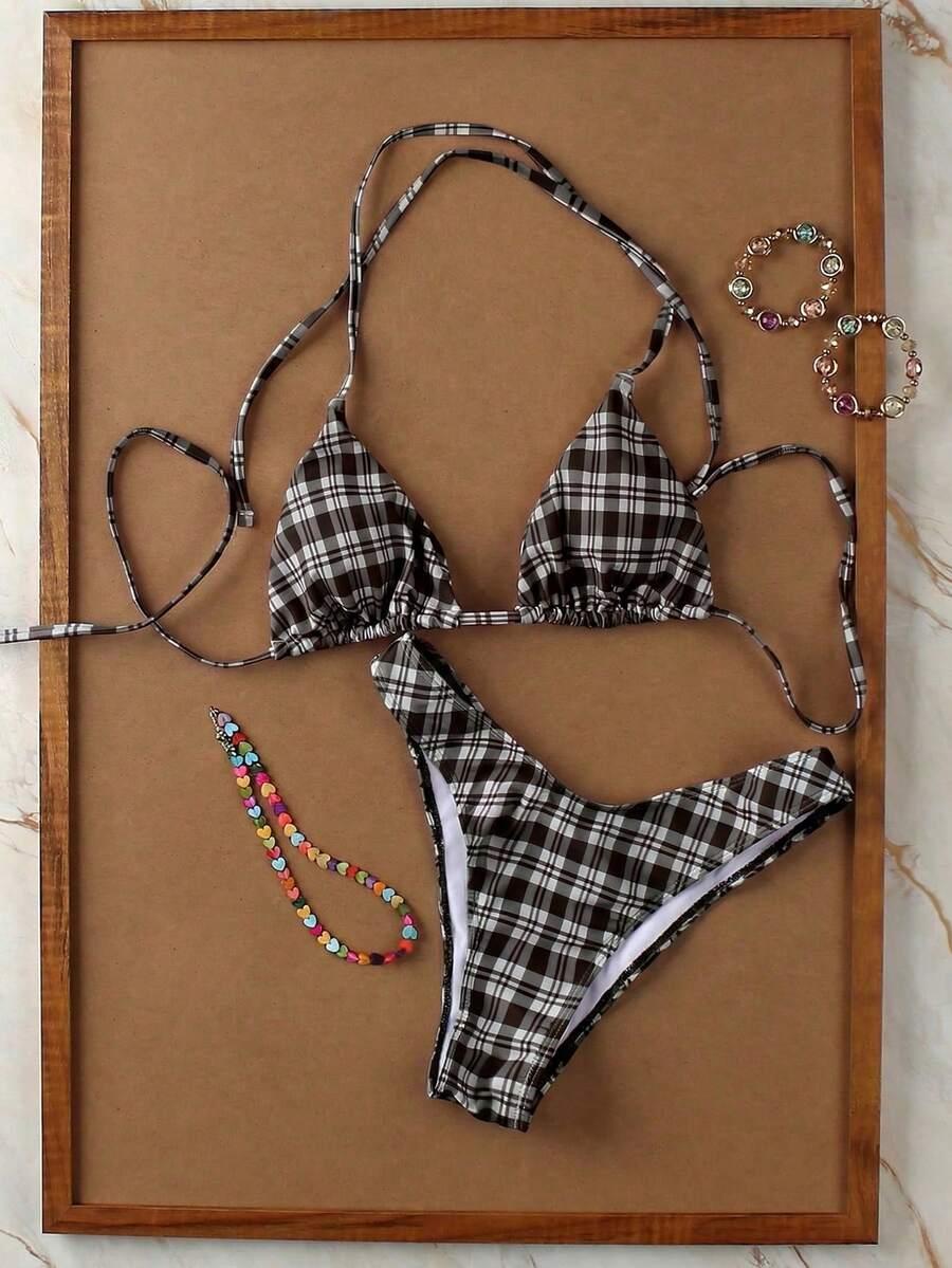 SHEIN DWUCZĘŚCIOWY STRÓJ KĄPIELOWY S09__XS