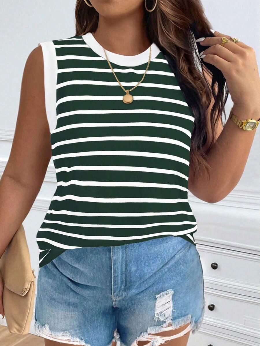 EMERY ROSE TOP WZÓR PASKI S06__48
