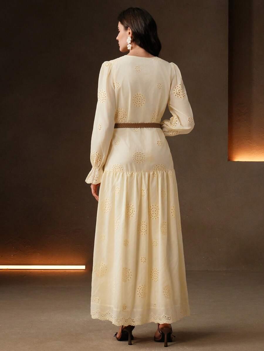 ANEWSTA ŻÓŁTA MAXI SUKIENKA S06__L