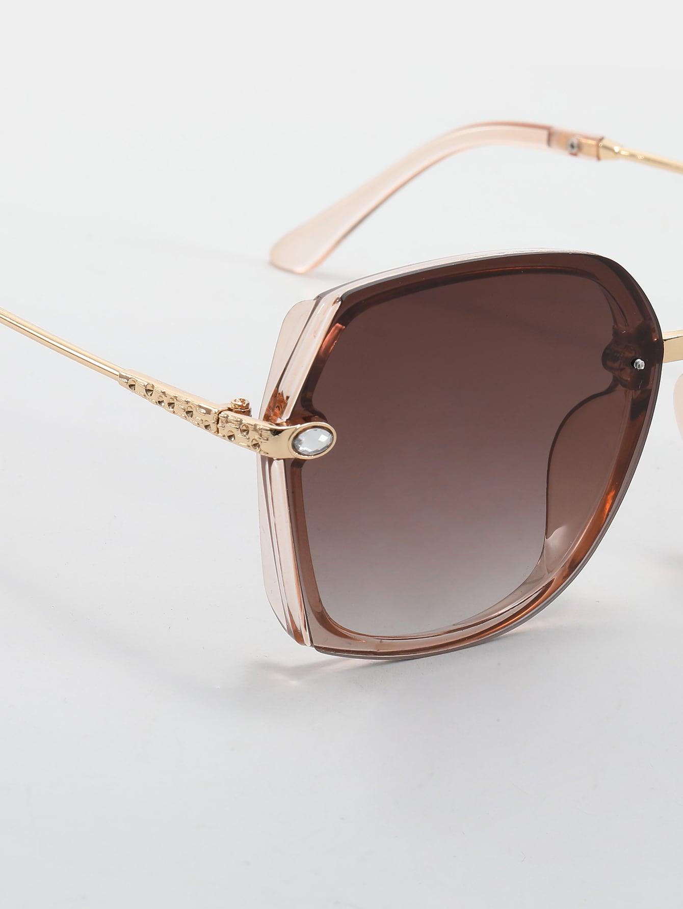 SHEIN OKULARY PRZECIWSŁONECZNE CYRKONIE S07