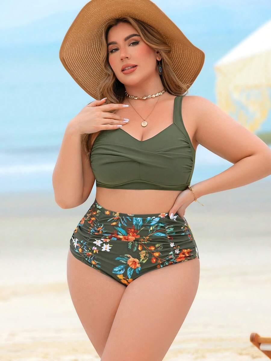 SHEIN DWUCZĘŚCIOWY STRÓJ KĄPIELOWY S09__50
