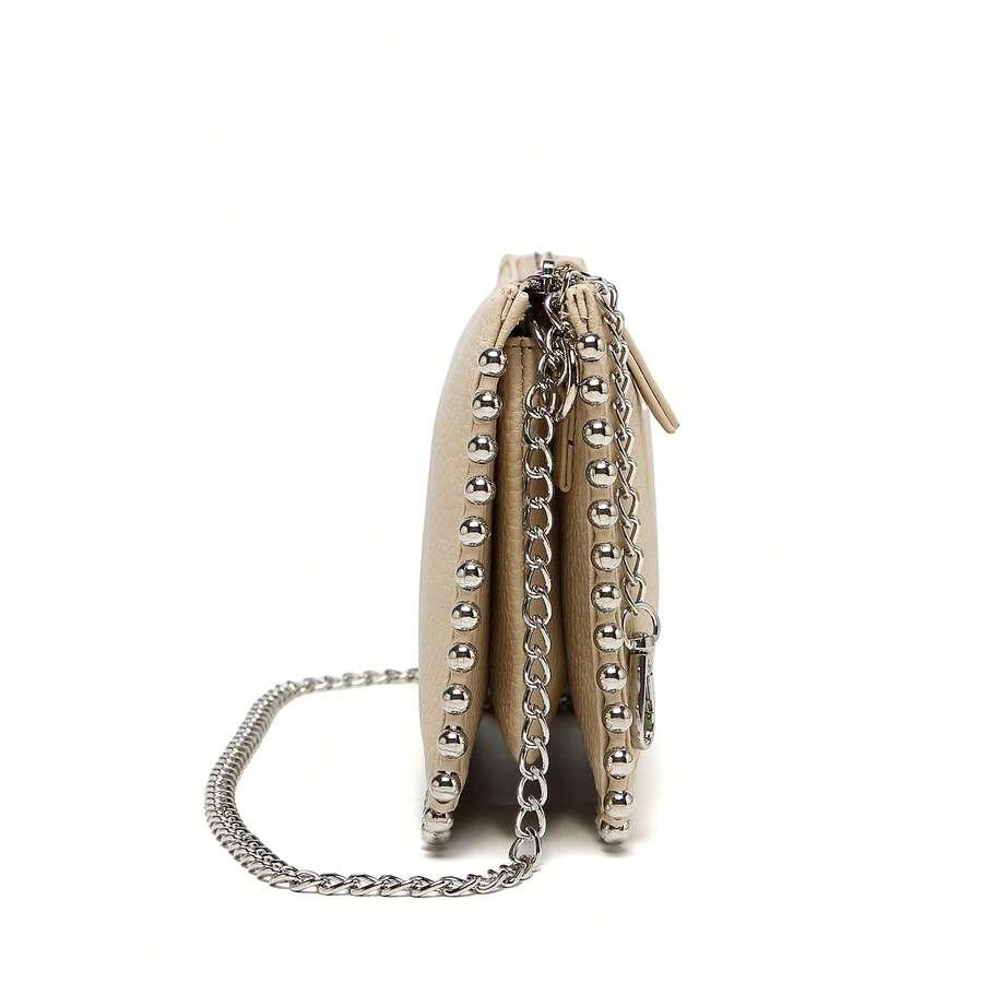 SHEIN BEŻOWA TOREBKA NA RAMIĘ S07__24X15