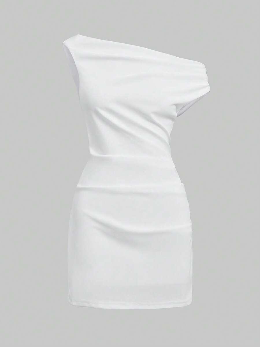 SHEIN BIAŁA MINI SUKIENKA S06__XL
