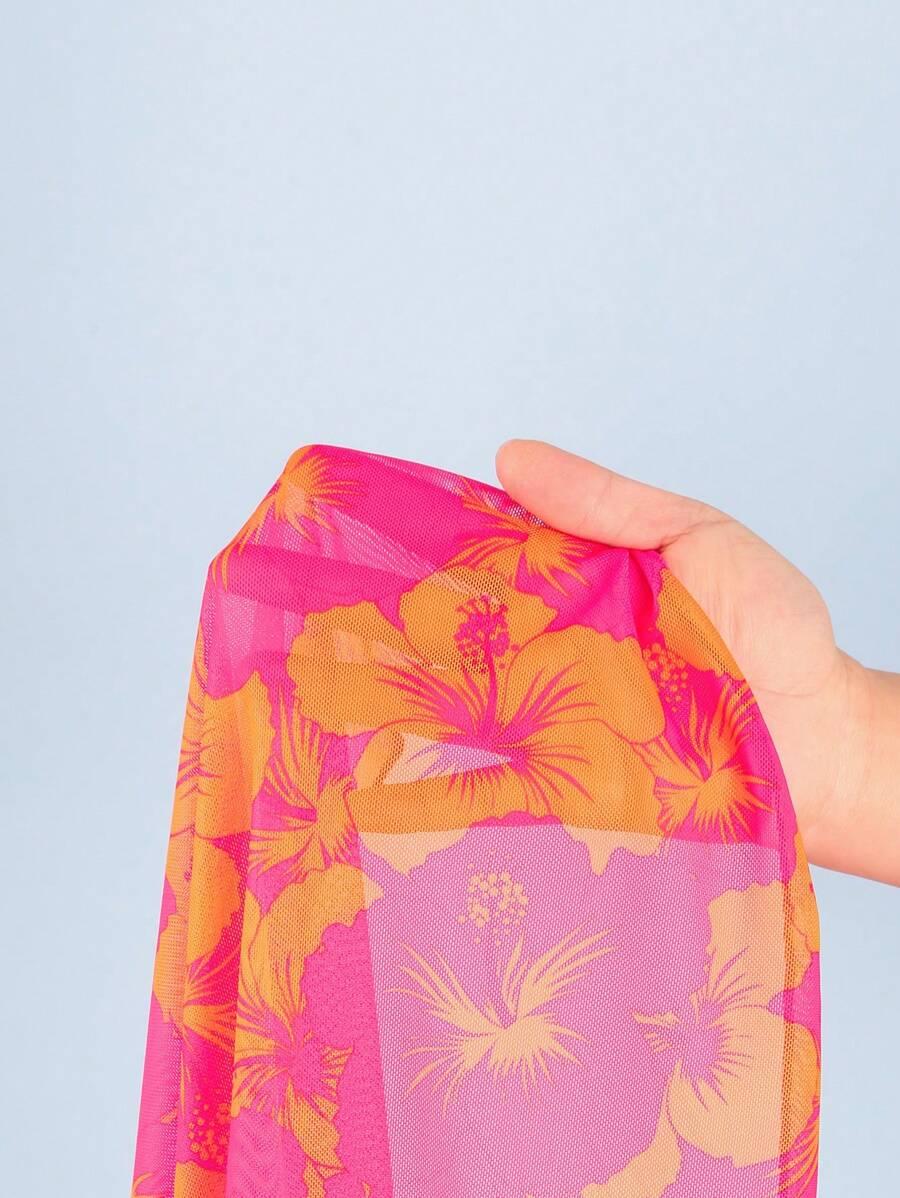 SHEIN DWUCZĘŚCIOWY STRÓJ KĄPIELOWY PAREO S09__XS