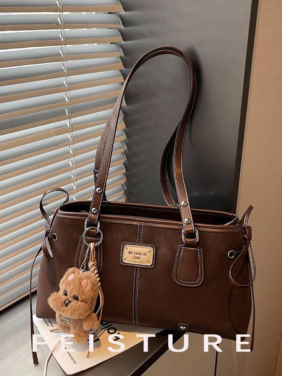 SHEIN BRĄZOWA TOREBKA MIŚ S07__34X18
