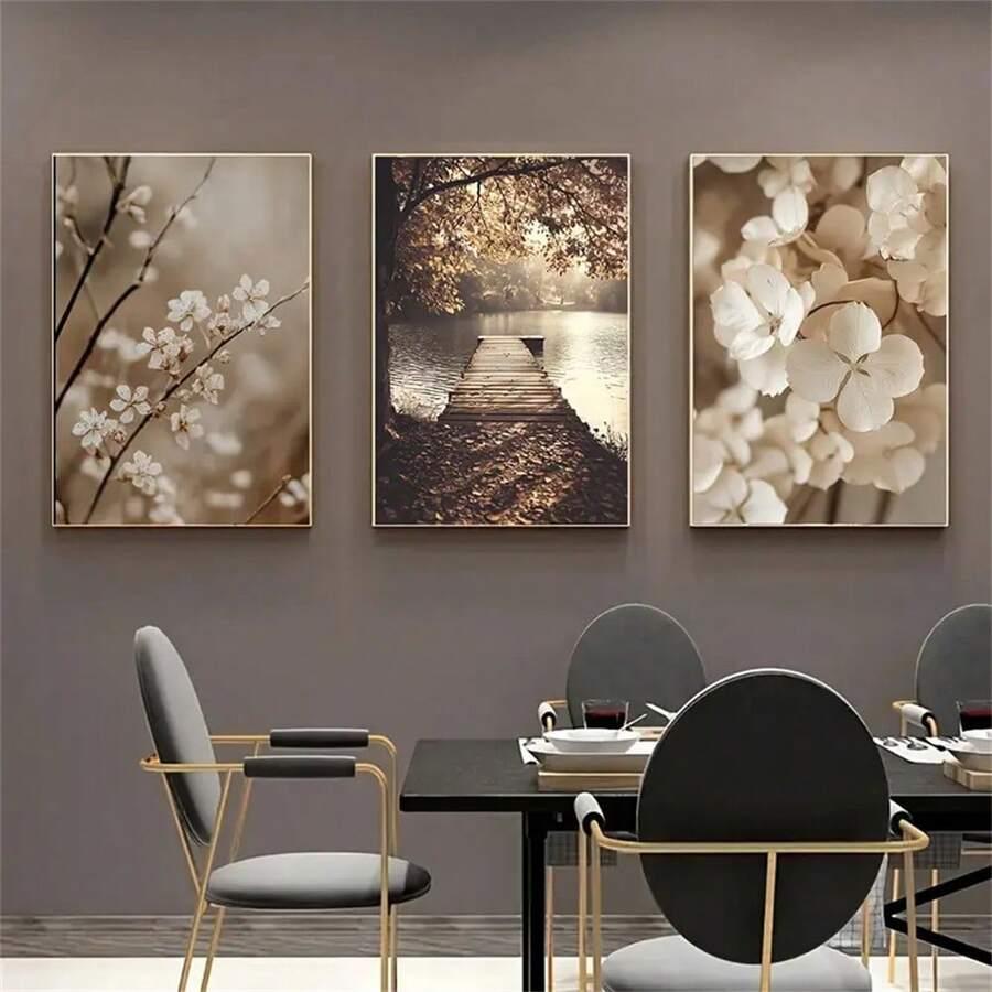 SHEIN OBRAZ NA PŁÓTNIE WZÓR S07__30X40CM