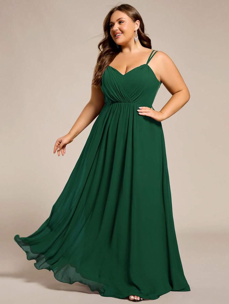 EVERPRETTY ZIELONA MAXI SUKIENKA ODKRYTE PLECY S06__46