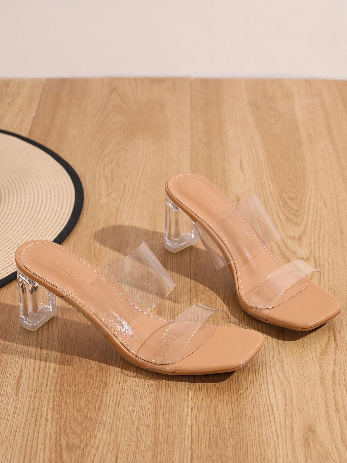 SHEIN BEŻOWE KLAPKI OBCAS S06__36,5