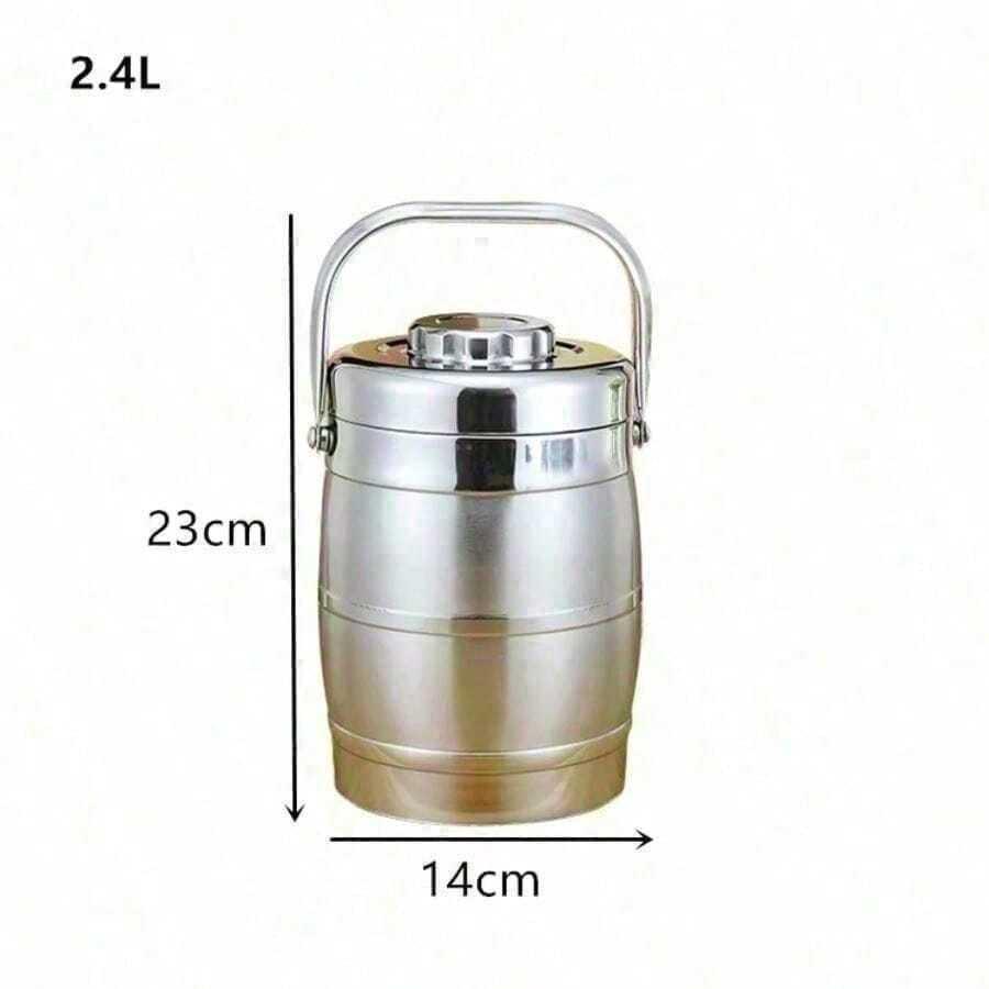 SHEIN POJEMNIK LUNCH BOX NA ŻYWNOŚĆ STAL NIERDZEWNA S07__1,6L