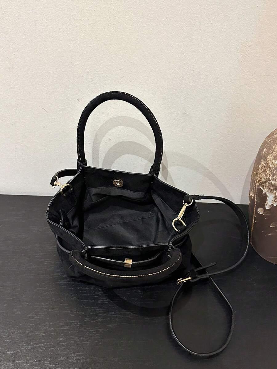 SHEIN CZARNA TOREBKA NA RAMIĘ S07__20X15