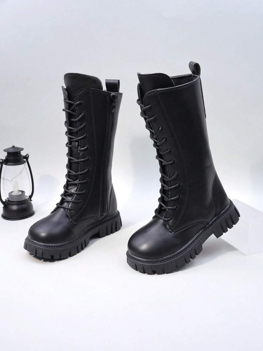 SHEIN CZARNE KOZAKI IMITACJA SKÓRY W01__34