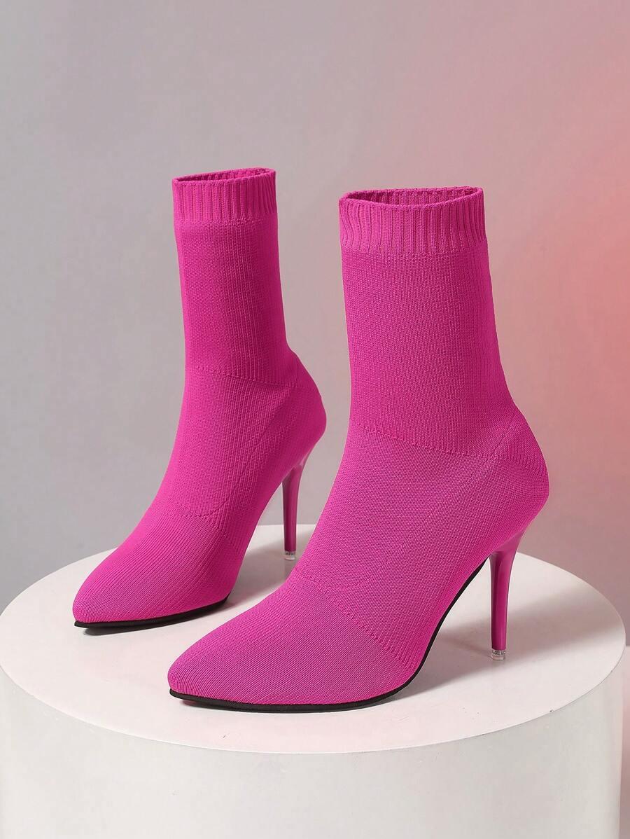 SHEIN RÓŻOWE BOTKI NA OBCASIE W01__39