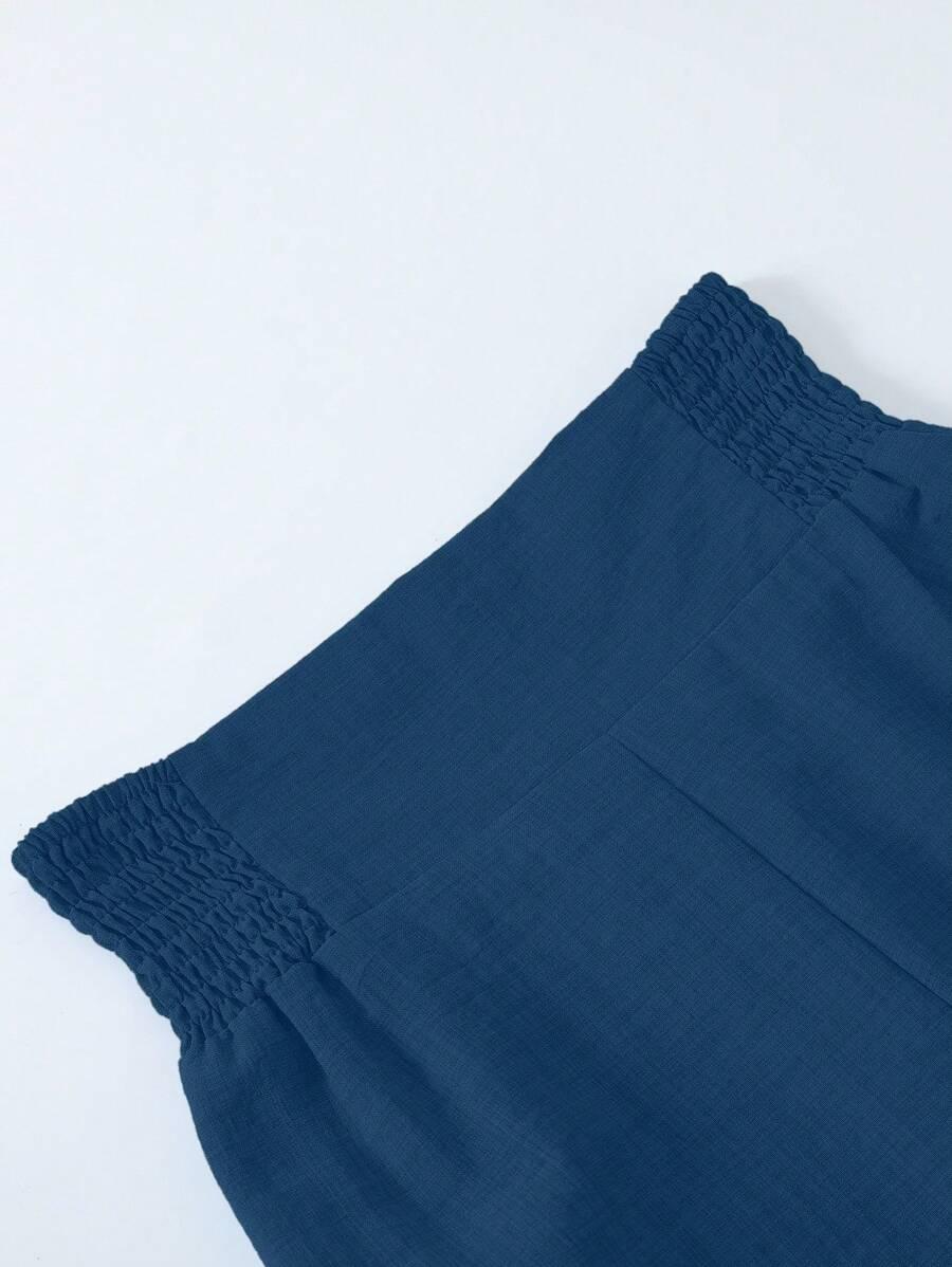 SHEIN NIEBIESKIE SPODNIE GUMKA S06__162-166