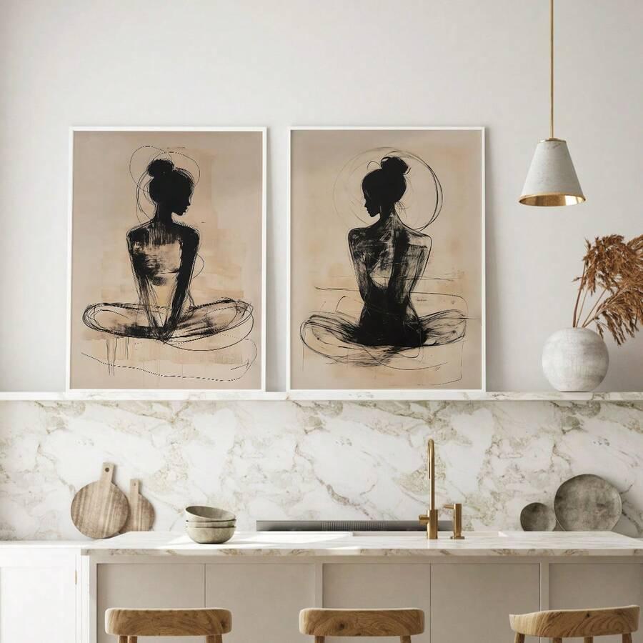 SHEIN PLAKAT ŚCIENNY 2-PACK S07__50X70CM