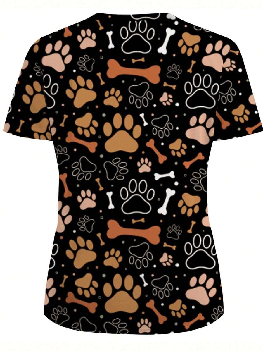 SHEIN T-SHIRT KRÓTKI RĘKAW PRINT S09__S