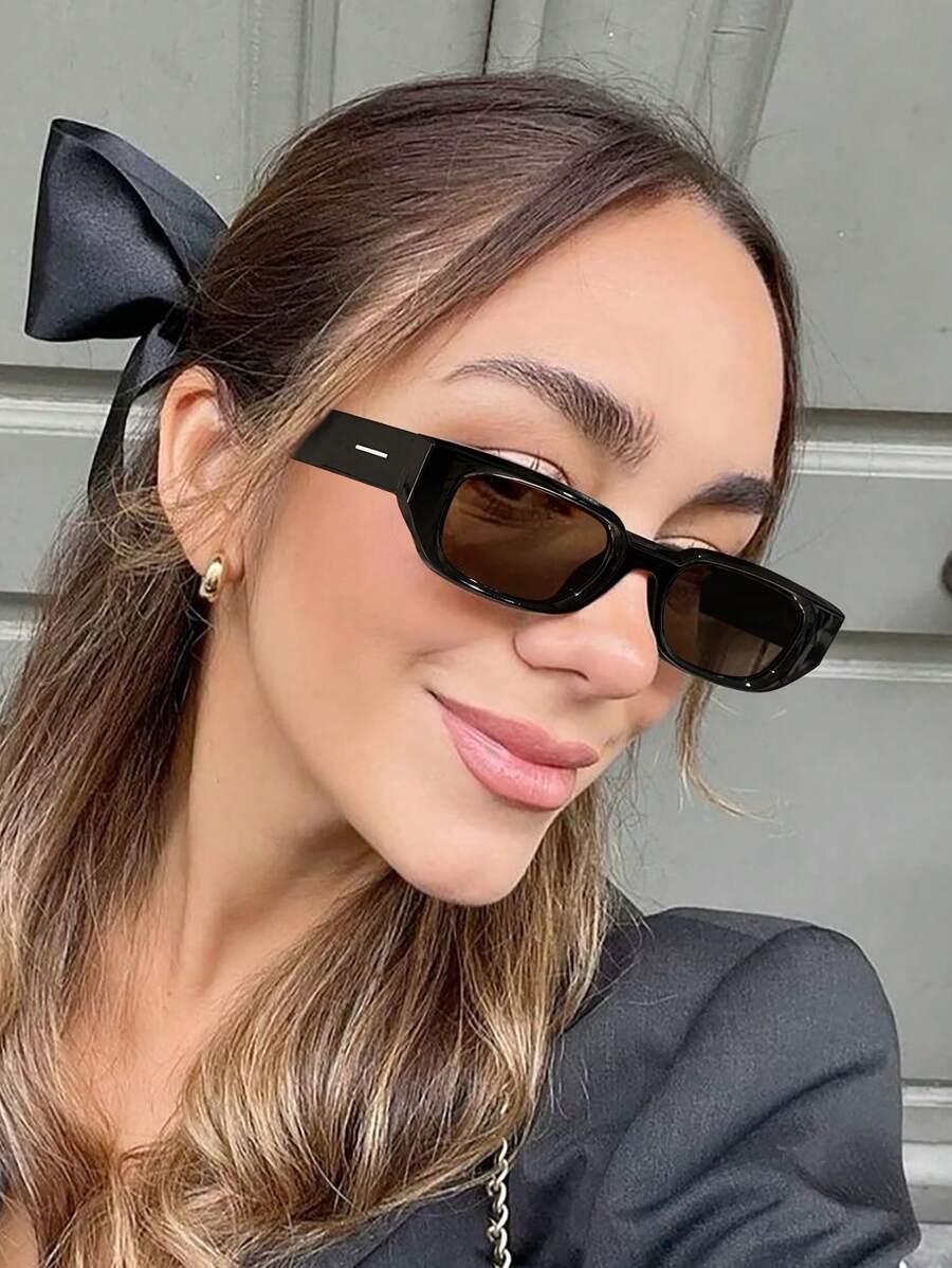 SHEIN CZARNE OKULARY PRZECIWSŁONECZNE S07