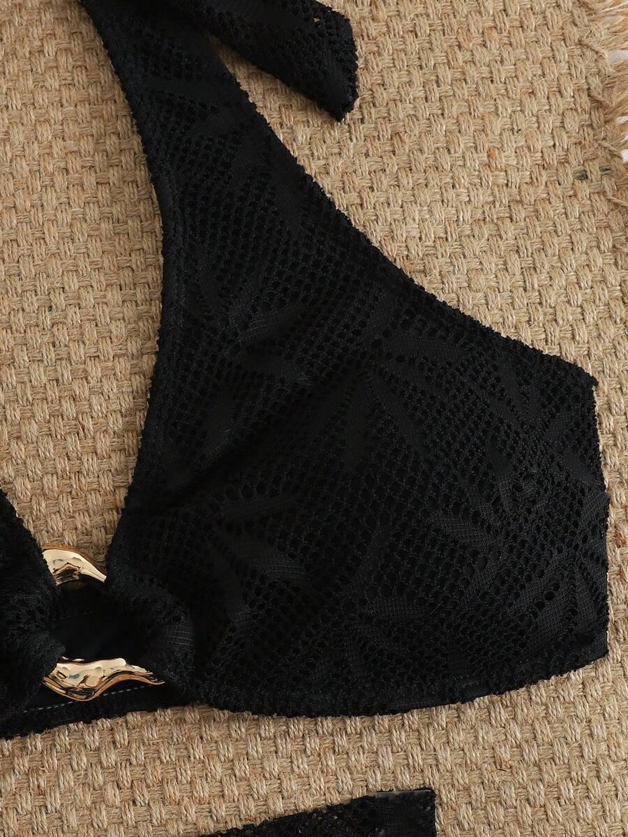 SHEIN DWUCZĘŚCIOWY STRÓJ KĄPIELOWY SPÓDNICA KOMPLET S09__XS
