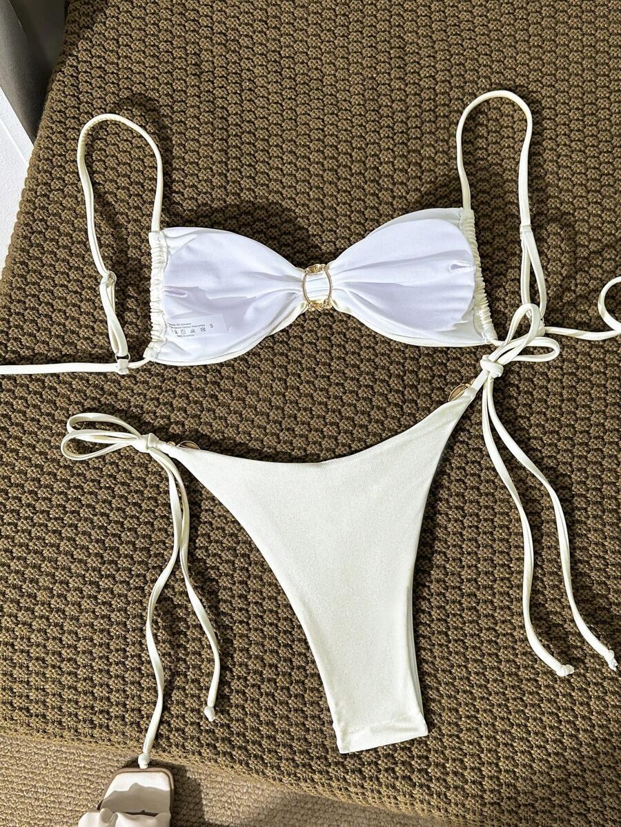 SHEIN DWUCZĘŚCIOWY STRÓJ KĄPIELOWY S09__XS