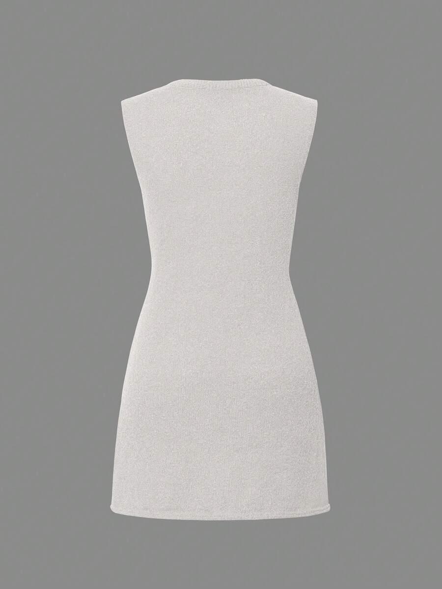 SHEIN BIAŁA MINI SUKIENKA S06__L