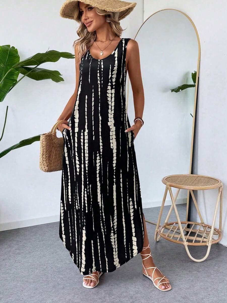 SHEIN SUKIENKA MAXI WZÓR S06__XXL