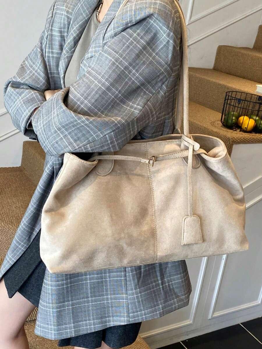 SHEIN BEŻOWA TOREBKA NA RAMIĘ S07__42X25