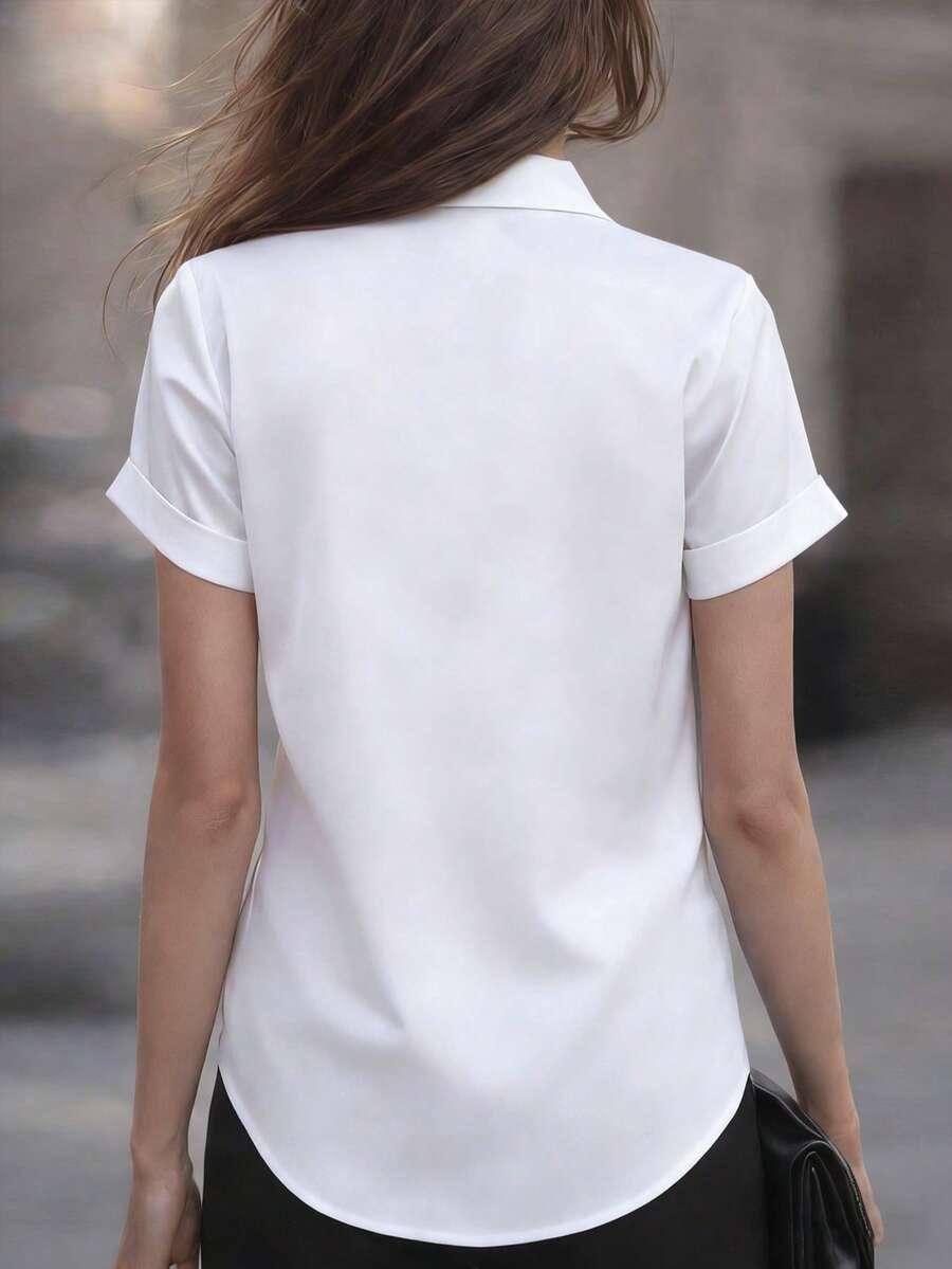 SHEIN BIAŁA KOSZULA KOŁNIERZ S06__XXL