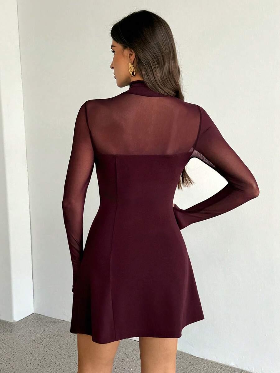 SHEIN BORDOWA MINI SUKIENKA S06__L