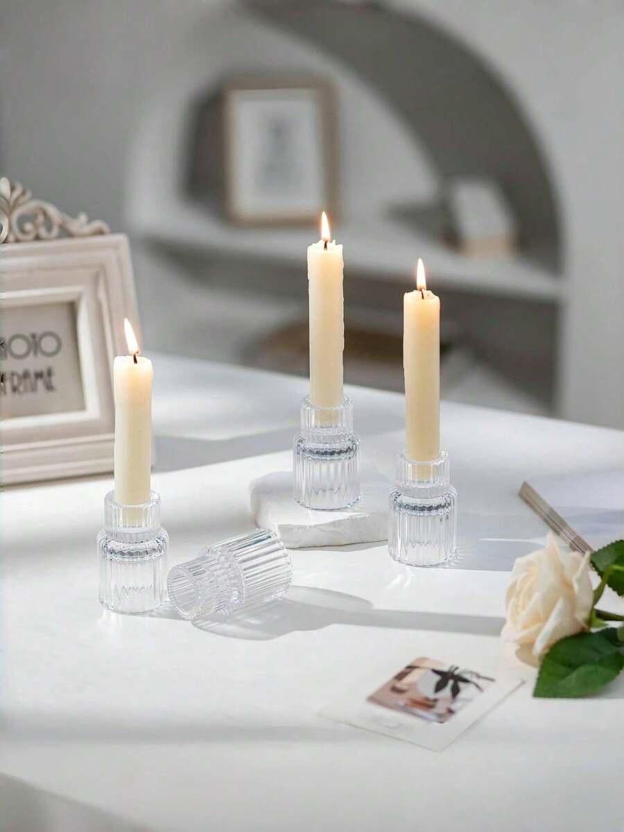 SHEIN ŚWIECZNIK DEKORACYJNY 2-PACK S07